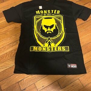 WWE Black and Yellow Monster Graphic Tee